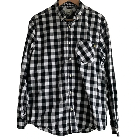 Mens Plaid Button Down Shirt Size Medium - Picture 1 of 4